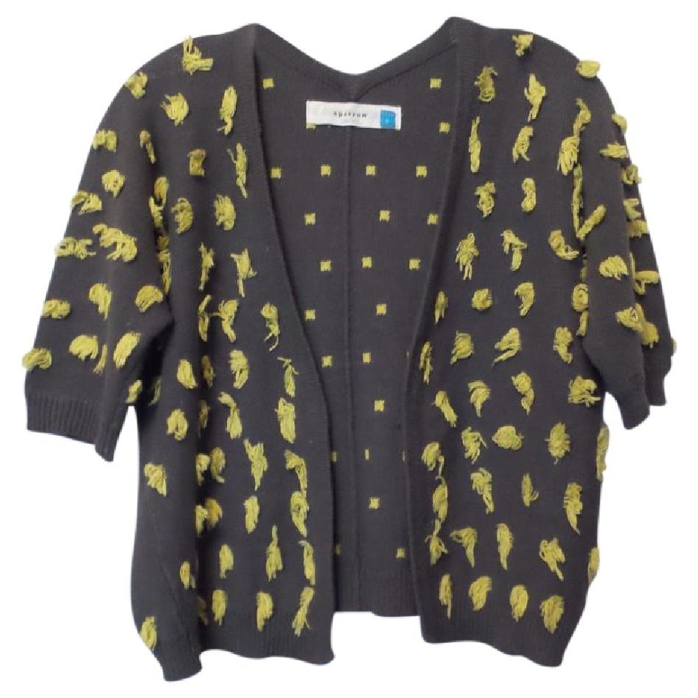 Anthropologie Sparrow Tassel Cardigan Sweater M